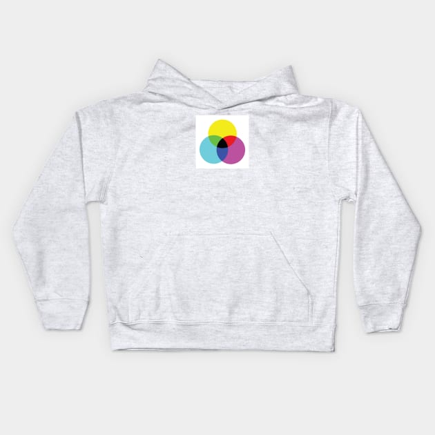 Trio Colour Synthesis Kids Hoodie by AnderssenGrafix